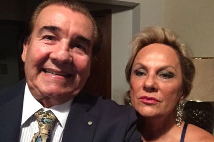 O mdico Fernando Arruda e sua esposa Maria Helena, que faleceu neste sbado