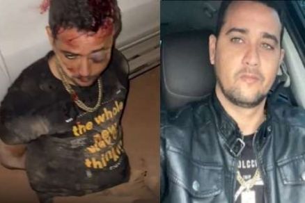 O vereador Magnun Alves de Arajo em dois momentos 