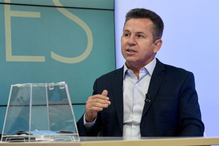 O governador Mauro Mendes