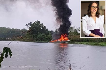 A arquiteta Rita de Cssia Fernandes Lrio (detalhe), que morreu na exploso