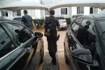 Agentes da PF cumpriram mandado de busca em VG