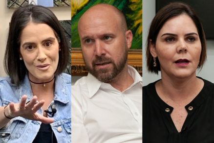 Amlia Barros, Alberto Machado e Coronel Fernanda