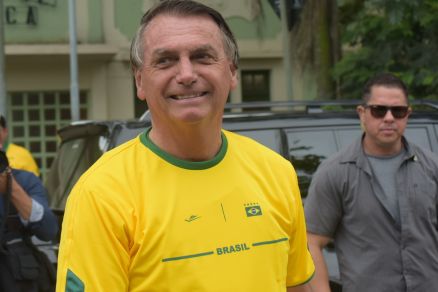 O presidente Jair Bolsonaro, que venceu em 117 cidades mato-grossenses