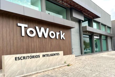 Fachada do ToWork, em Cuiab: novo modelo de negcios 