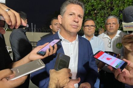 O governador Mauro Mendes diz que j� havia feito alerta sobre riscos