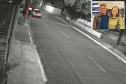  Waldemar Rodrigues Neto e Simone Dal Bo (detalhe) estavam fora da cidade e bandidos fizeram o limpa 