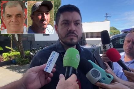 Genuir e Marcelo de Barros (detalhe), pai e filho, morreram ao tentar interferir em confuso; o delegado Jos Getlio Daniel falou sobre o caso 