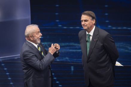 O ex-presidente Lula e o presidente Jair Bolsonaro: segundo turno