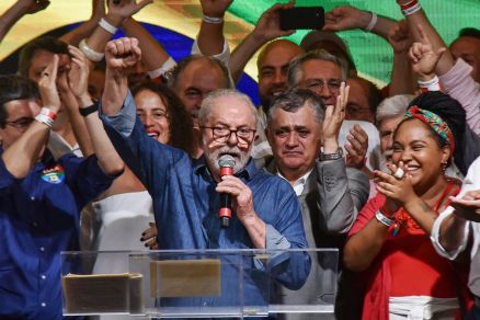 O presidente eleito, Luiz Incio Lula da Silva