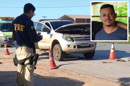 Jose Luiz (detalhe) estava cado sobre o asfalto, j em bito quando os socorrista chegaram 