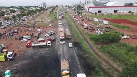 Rodovias estaduais e federais em Mato Grosso seguem sem nenhum bloqueio de manifestantes.