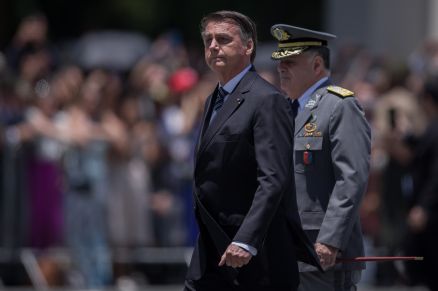 O ex-presidente Jair Bolsonaro, alvo de uma opera��o nesta quarta