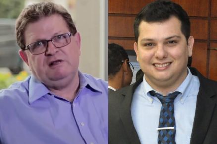 Ali Veggi Atala e o filho,  Arnoldo Veggi, o Dodo Veggi