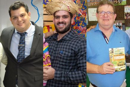 Dodo Veggi, Edgar Veggi e Ali Veggi, que estavam presos por serem alvos da Operao Hermes