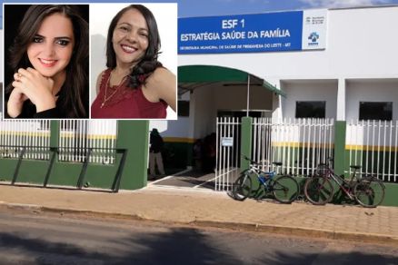 A mdica Jaqueline de Croce (esquerda) e a agente de sade Regy Lopes, que faleceu (direita)