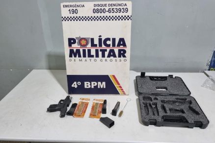 O suspeito tambm foi localizado no veculo e negou as agresse