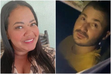 Aline Simone Jordo da Silva, que morreu em acidente, e o corretor Erick Matheus