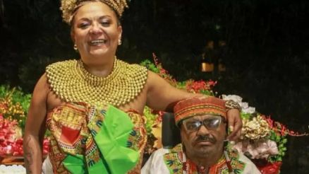 Babi Cruz e o marido, Arlindo Cruz