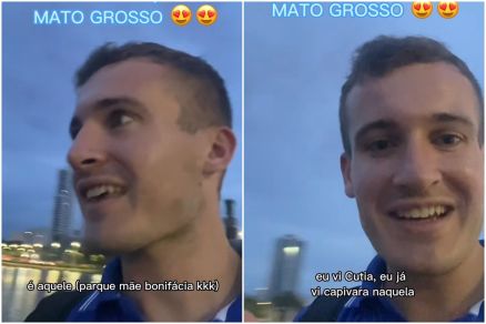 O blogueiro australiano Simon Gurney