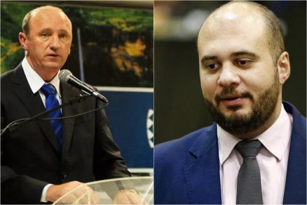 Os deputados federais Neri Geller e Dr. Leonardo
