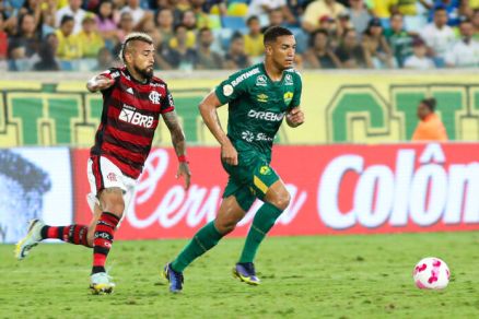 Jogo do Cuiab contra o Flamengo, na Arena Pantanal