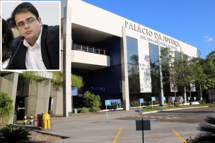 O procurador Hugo Martins de Lima (no detalhe), interventor do Estado na Sade de Cuiab