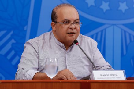 O governador do DF, Ibanes Rocha