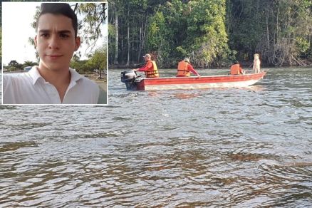 O Corpo de Bombeiros segue em busca por Hugo Bilego