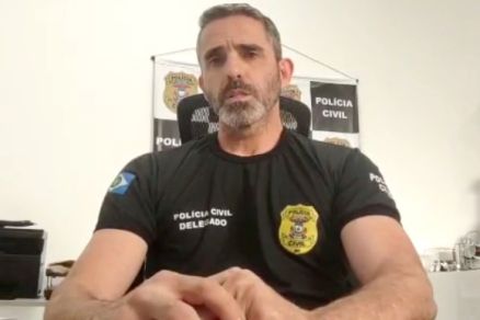 O delegado Ricardo Marques Sarto, que realizou a priso