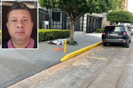 O empresrio Carlos Alberto Gomes Bezerra (detalhe), autor do crime