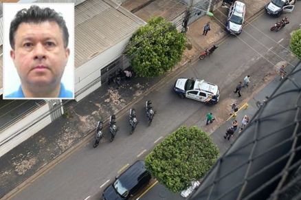 O empresrio Carlos Alberto Gomes Bezerra (detalhe), autor do crime