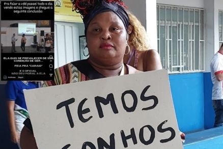 Leliane Cristina Borges � professora da Escola Estadual Adalgisa de Barros