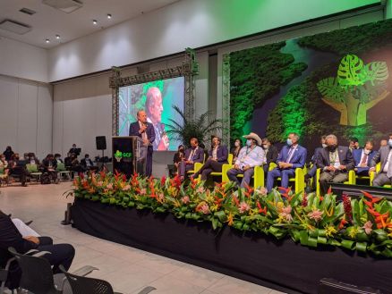  Vice-governador de Mato Grosso discursa na reunio do GCF Task Force, em Manaus 