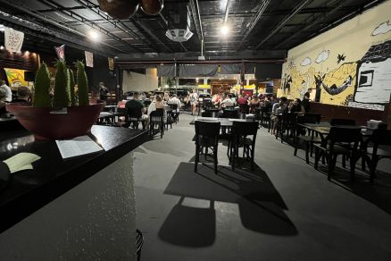Um dos quatro espaos do restaurante Duo Nordestino 