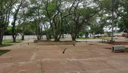 Reforma da Praa Dom Wunibaldo e entorno em Chapada dos Guimares