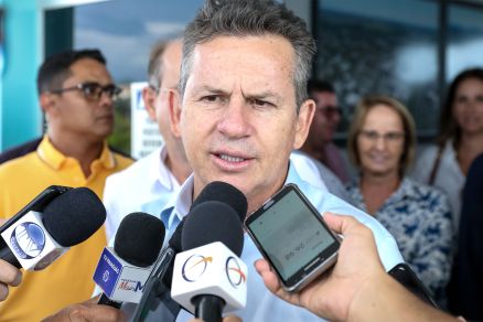 O governador Mauro Mendes, que nomeou adjunto da Sade