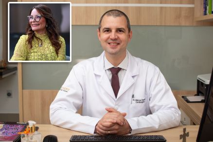 O mdico especialista em Cardiologia, Marcos Tenuta, que diagnosticou a primeira dama Virgnia Mendes (detalhe)