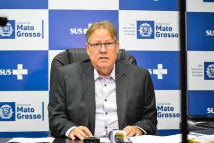 O secretrio de Estado de Sade, Gilberto Figueiredo