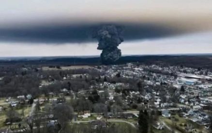 Desastre aconteceu em uma pequena cidade chamada East Palestine