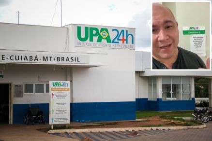 O deputado federal Ablio Brunini (no detalhe) foi at a UPA Regional Norte