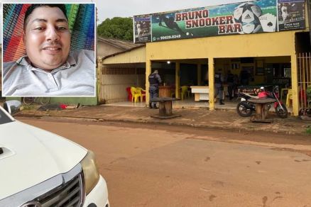 Orisberto (detalhe) trabalhava no bar onde a chacina aconteceu e foi uma das sete vtimas fatais 