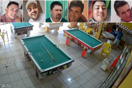 Da esquerda para direita: Getlio, Maciel Bruno, Adriano, Josu, Orisberto e Elizeu
