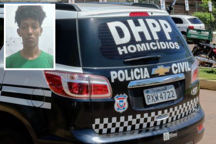O acusado Richard Estaques Aguiar Silva (no detalhe), que teve priso preventiva decretada