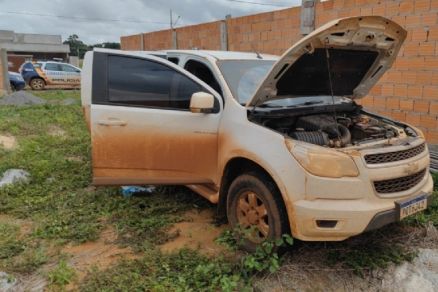 O veculo estava escondido em uma casa no Bairro Vila Verde