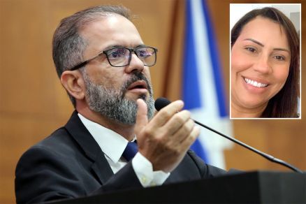 O deputado Paulo Arajo e sua irm Slvia Regina Andreato: boletim de ocorrncia