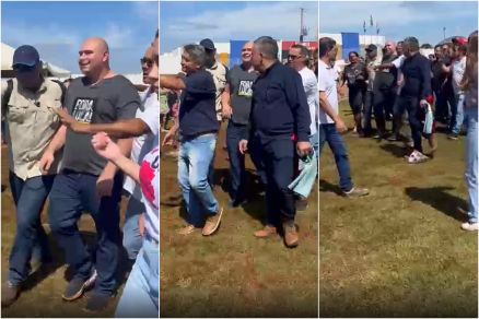 O deputado federal Ablio Junior foi hostilizado por simpatizantes de Lula