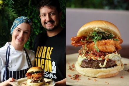 Os chefs Paula Borges e M�rcio Patr�cio, que lan�am o Quintas LADO B