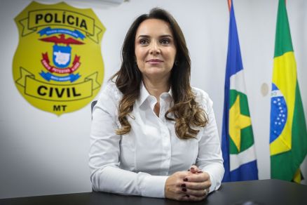 A delegada-geral da Polcia Civil de Mato Grosso, Daniela Silveira Maidel