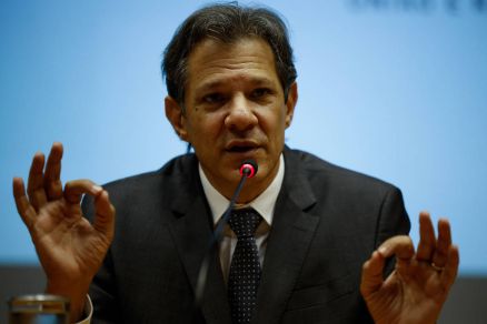 O ministro da Fazenda, Fernando Haddad