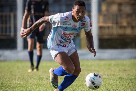 Flvio Caa-Rato, um dos lderes do Cacerense na disputa do Mato-grossense (Foto: Gil Gomes/@gilgomesfoto)
